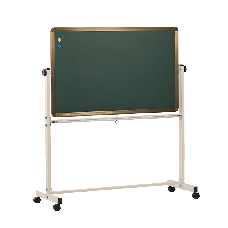育才移动黑板学校家用教学幼儿园黑板支架式翻转磁性黑板办公培训
