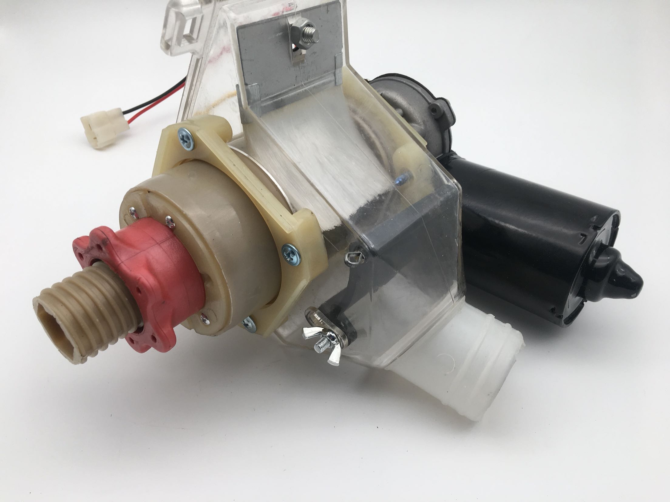 12v电动施肥盒 排肥料合 播种机配件 撒肥合 喂鸽下料口 电机肥合