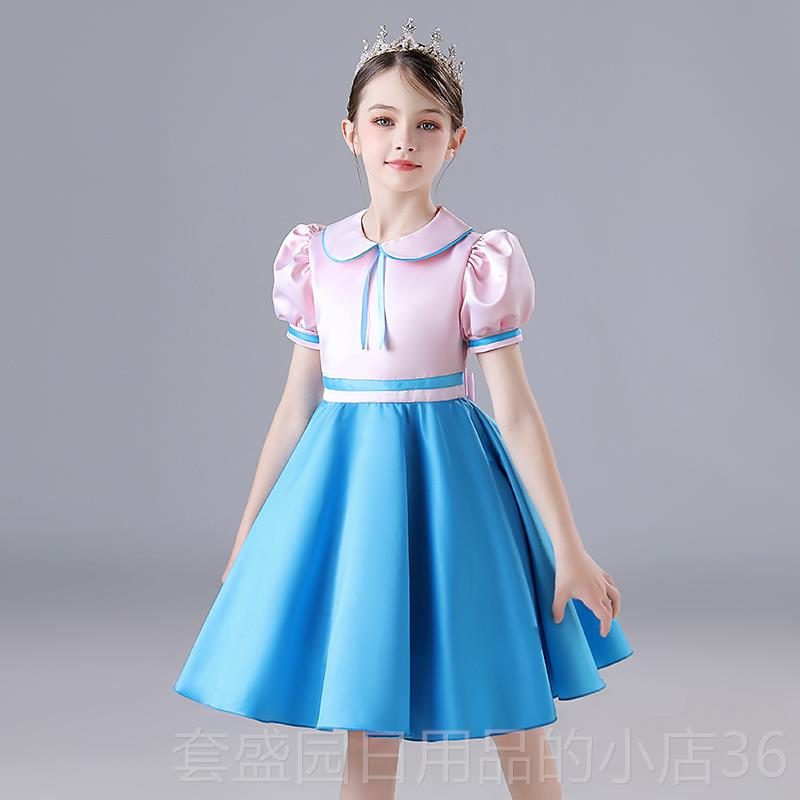 高档六儿童节合唱团演出表演演服小学生男女童一诗歌中朗诵讲比赛