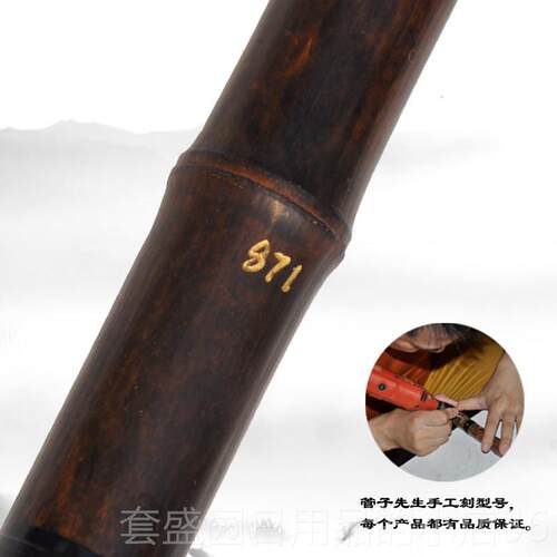 正品琴箫管先生专业演奏精品六紫FG调琴萧八子孔孔成人演奏乐器古