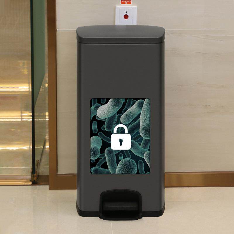 办室垃圾XX-01踏商用公大号厨房客厅卫生桶间专用轻奢不锈钢脚式