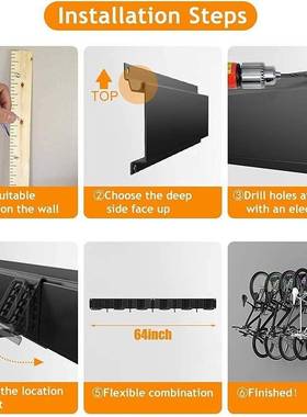 黑色管水管五支架金属挂钩软承重金工库具自行车车水管WDZ挂钩6
