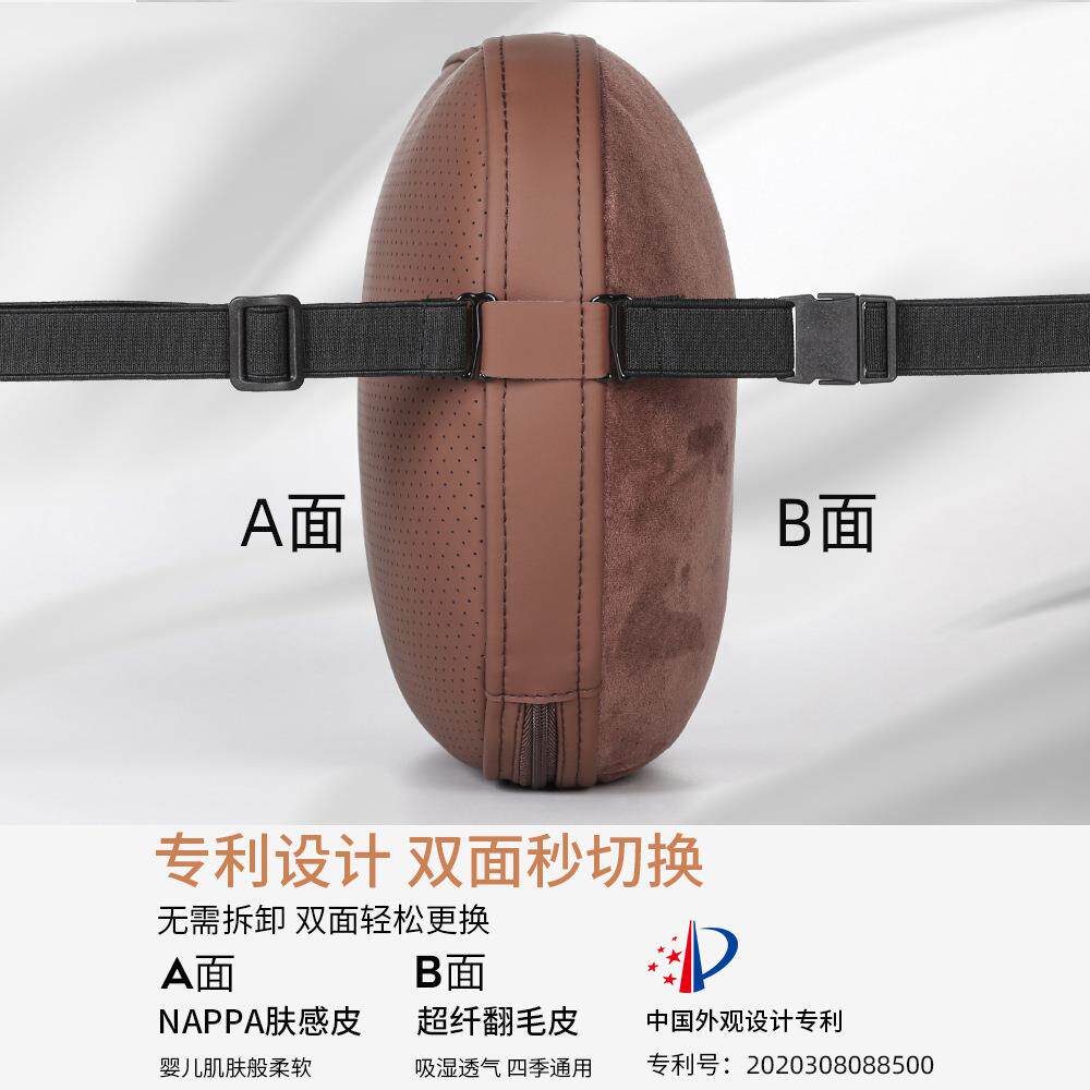 nappa棉皮汽车枕颈车载枕靠枕护颈枕记忆P腰头垫腰鹿皮绒座椅靠枕