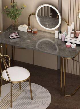 梳妆台室化妆风桌镜子带灯小型网红卧户一体现代简约轻XVZ奢化妆