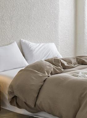 A类简约3纯色被单件全棉纯棉双纱单人150x20023-12-01双人200层x2