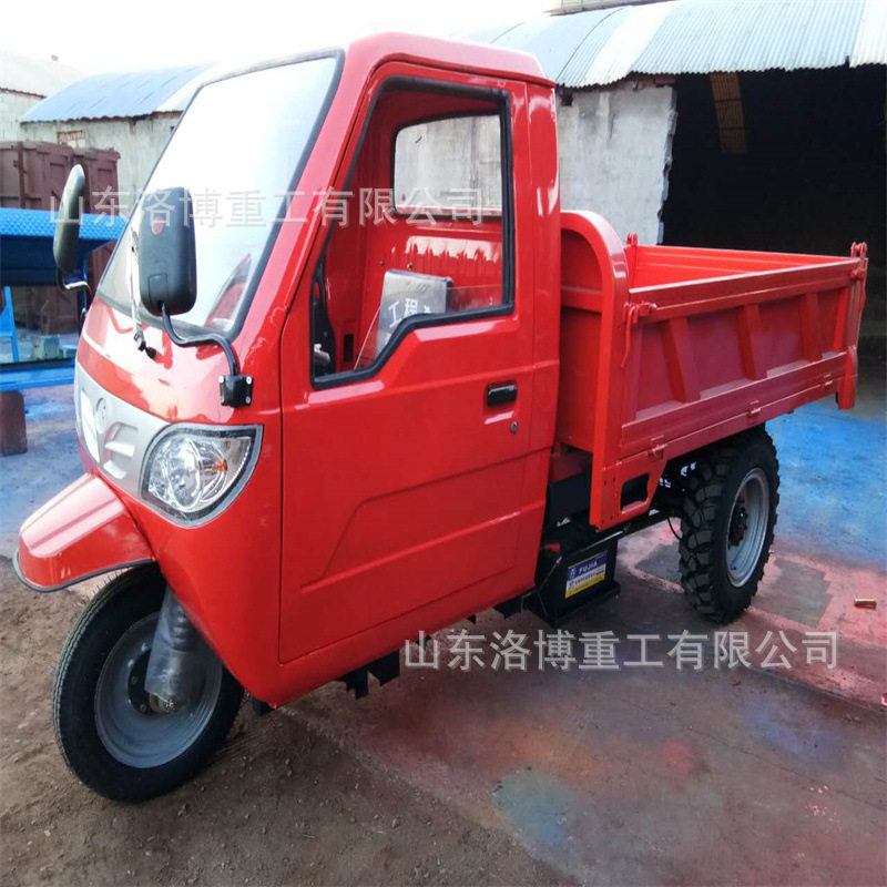 座驾式柴油小三轮拉砖拉土搬运车