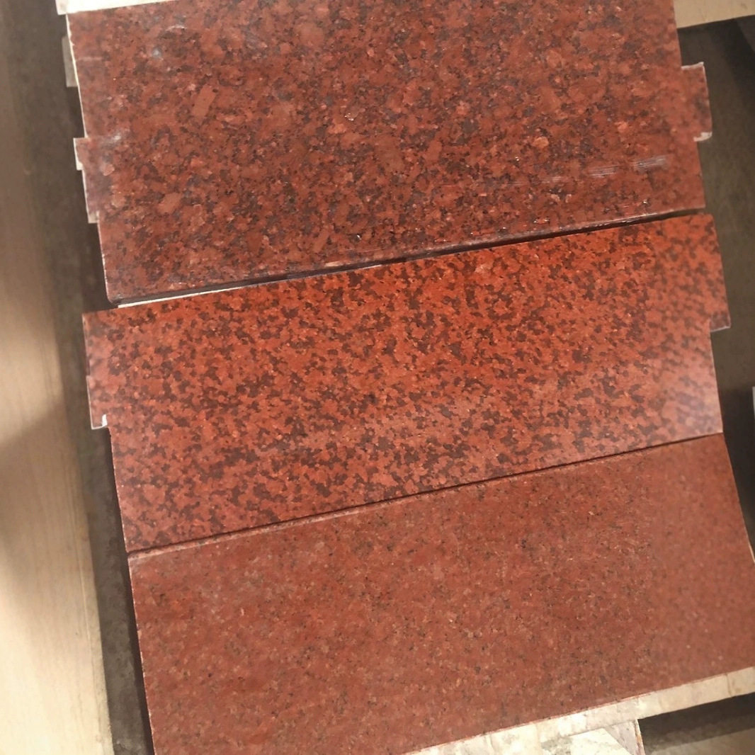 天然花岗岩印度红上门量尺