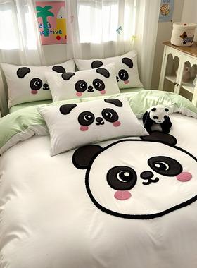 被2025463新款卡通四件套春夏季套床单学生宿舍通三套南家纺床件