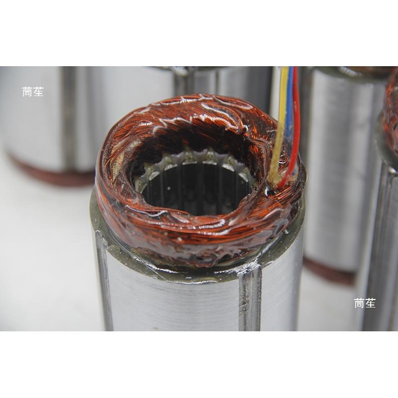 雕刻机电主轴配件800KW1.5KW2.2W5.5KW主轴子线圈定446线包转子