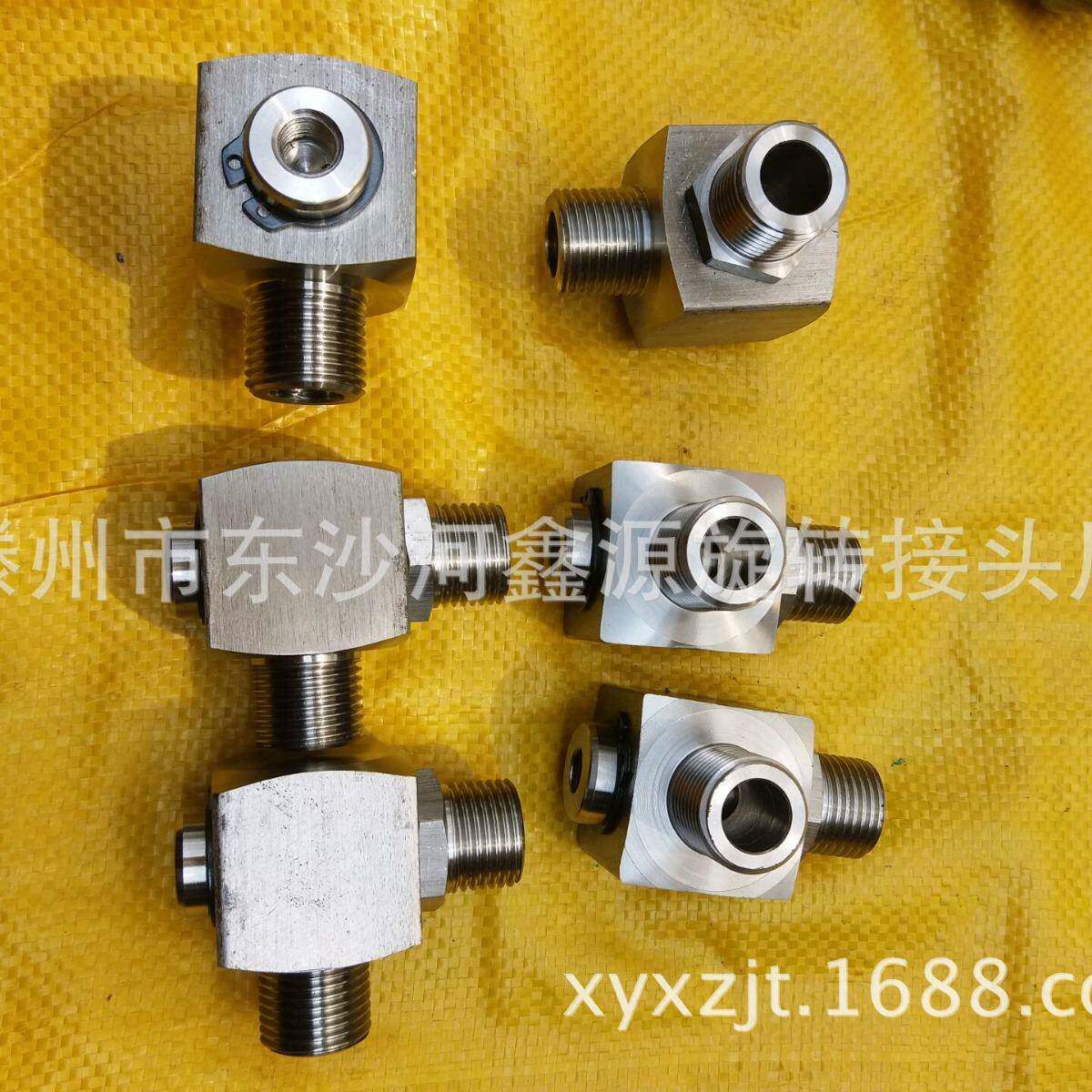 生产锈钢高549纹压旋转不接头3分4分6分22-1.5螺耐压500公斤