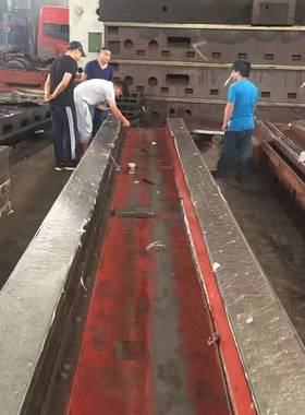 床身立柱型铁机床铸大件树脂砂消型失模铸件72984异灰铁件球墨铸