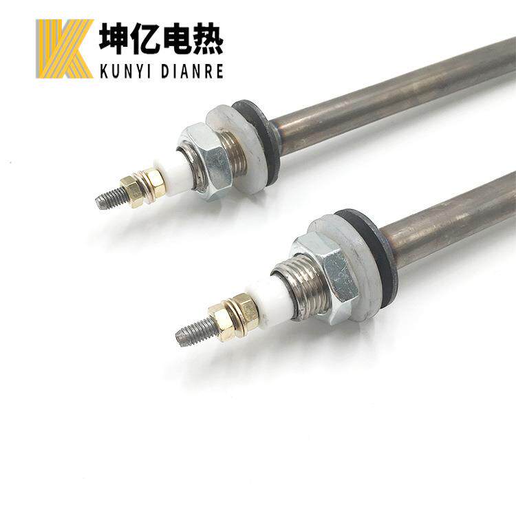 坤电热双头加管热管U型水烧加热盐雾机加热盐水管加DZR热亿管