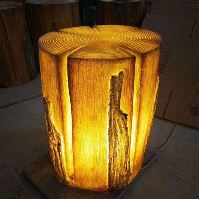 光太能树脂木桩草坪灯园林亮阳装饰发木GL-E3431桶木墩木凳化庭院,家装灯饰光源,草坪灯,淘宝优惠券,粉丝福利购,淘宝优惠卷