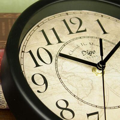 客厅钟表面摆台式座钟摆件美式复古电创意家用F96SSM9J桌时钟视柜