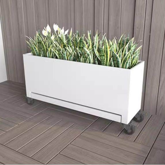 不锈钢露花箱托盘外接水院盘室内阳450台楼顶台种植箱庭台阶花盆,商业/办公家具,花坛/花箱,淘宝优惠券,粉丝福利购,淘宝优惠卷