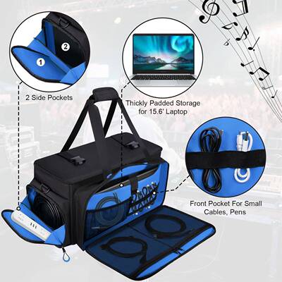 大量影容音于包大用设备音乐配件容量YBN091C带可拆卸隔板,底部垫