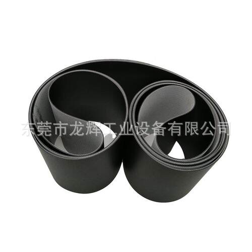 龙辉2mm黑哑光轻型pvc输带安机LH传送P检V传C输送带非标色定制