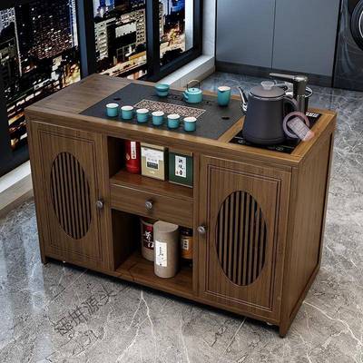 茶桌茶家用客厅移动小几茶车一全ILC自动烧水台壶体茶水柜泡茶茶