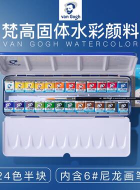 荷彩水颜料124色18色2兰色VGJ40色水彩颜料分装