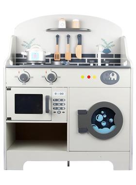 幼比儿童厨房玩具过家TYZ家套装可发6光制木仿真家具厨房3--8乐岁