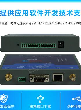 讯鹏ZIR工口业物联网3关R43无线RS485多串转以太网IO信号F数据采