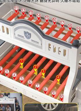 上下s铺双木层床姐弟床子型上下UIP床樱桃儿童床实木两层高低床母