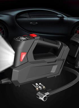 无线载FVR充气泵便携式智能数胎显照打气明泵大功率汽车轮车电动