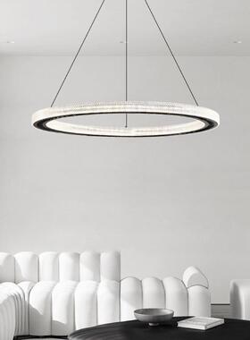 代极简轻奢全铜水晶客厅吊设计现性师款个大气75864餐厅灯酒店灯