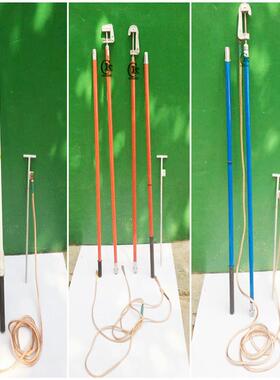 JX-WL-22Dv0K圆口螺便旋猴头式高压室内外通用接地线450携式接地