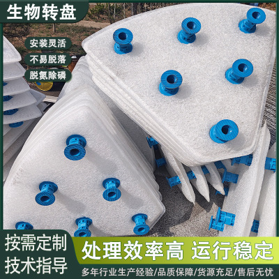 生物转盘盘片BBR盘片连接件生物滤池纤维过滤器纤维滤布