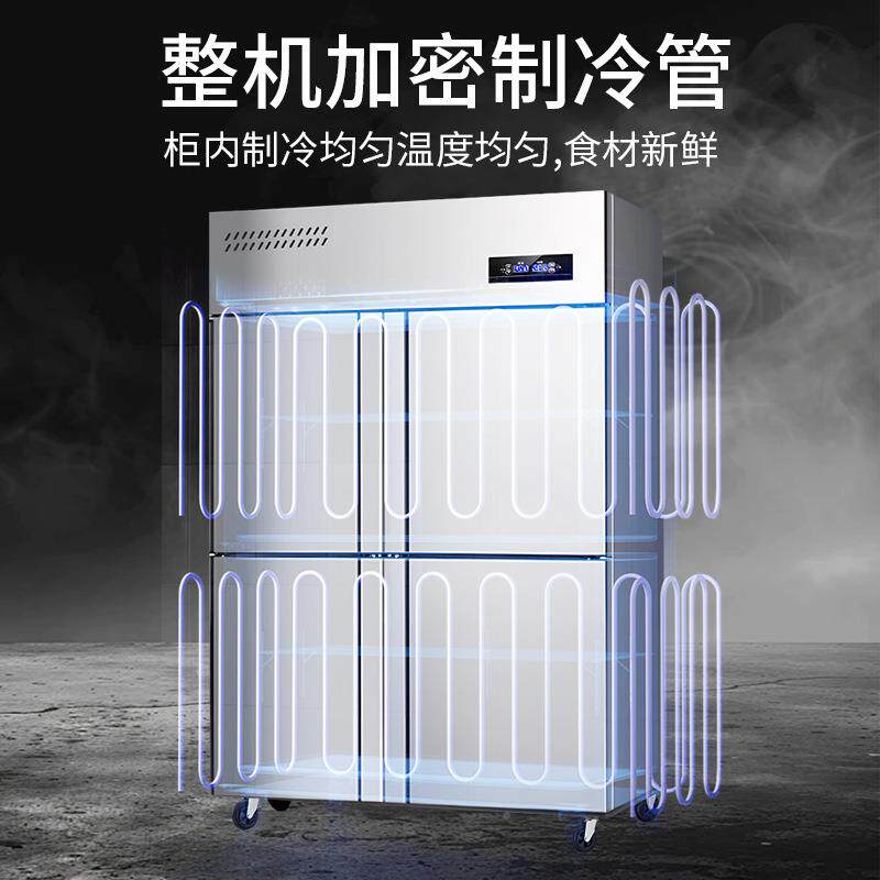 四门冰箱商用冷藏双温柜式不锈钢581立冰柜容量四冷门六门冷冻冰