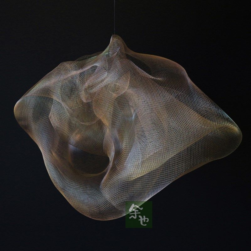 云雾网婚庆舞台空中吊顶装饰铁丝网纱 可塑创意DIY不锈钢花艺造型
