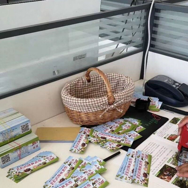 手提篮藤编礼品篮包装篮竹编花篮柳编采摘篮水果篮 小篮子鸡蛋篮