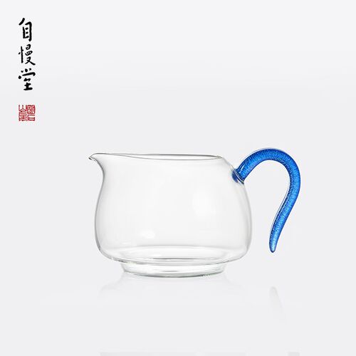 自慢堂玻璃大自慢公道杯大容量泡茶杯分茶器高端茶海