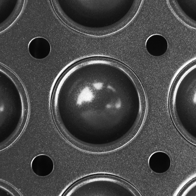 35连半圆形蒸蛋糕港荣蒸蛋糕烤盘 新华蒸玉米发糕商用蒸箱模具