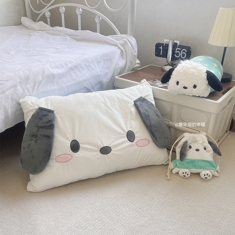 日系可爱卡通帕恰狗枕套单个枕芯套学生宿舍单人枕头套不含枕芯,床上用品,枕套,淘宝优惠券,粉丝福利购,淘宝优惠卷