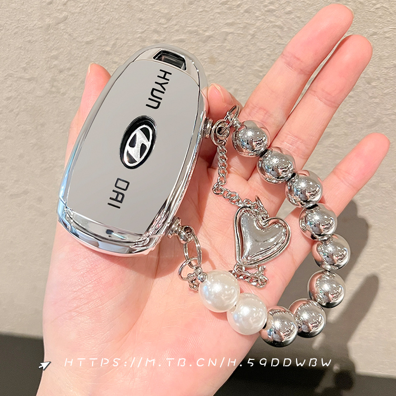 适用现代钥匙套伊兰特车ix35女名图朗动领动ix25悦动悦纳胜达23款