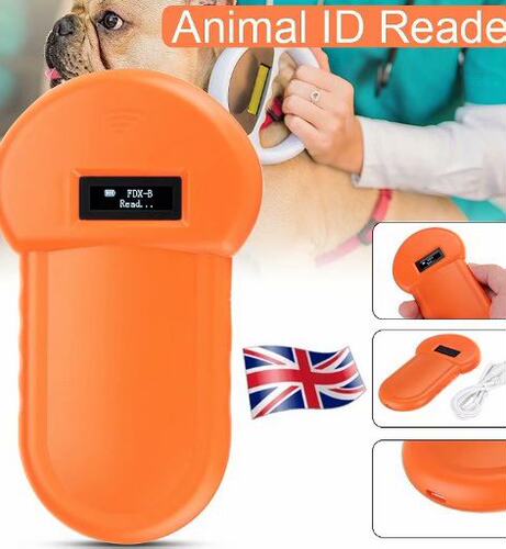 芯片扫码器 LF reader 动物芯片扫码机 rfid芯片 低频动物读写器