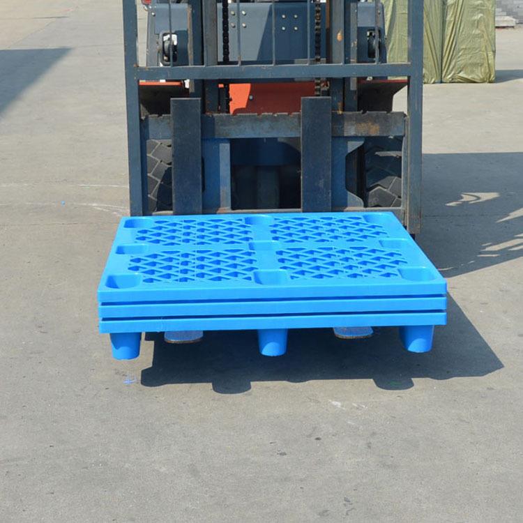 BBX2如顺板RS九脚托格盘塑料网110叉车栈塑胶蓝色卡板