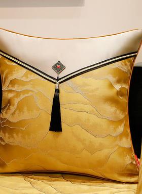 5Z枕VPDS7新中室式抱简约客厅沙发靠垫套布艺汽车办公腰床枕头大