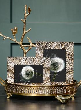 6寸件7寸金色PJ-022树叶框创意艺术品相欧式框像装饰品摆家居饰品