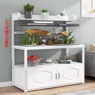 缸子底柜多层鱼缸柜客厅鱼中小型实木架底座承重铁AL100330艺鱼柜