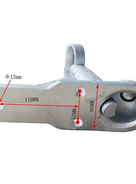 澳式拖m车00150m球头23孔4孔铸板钢平孔连接耦合器球罩