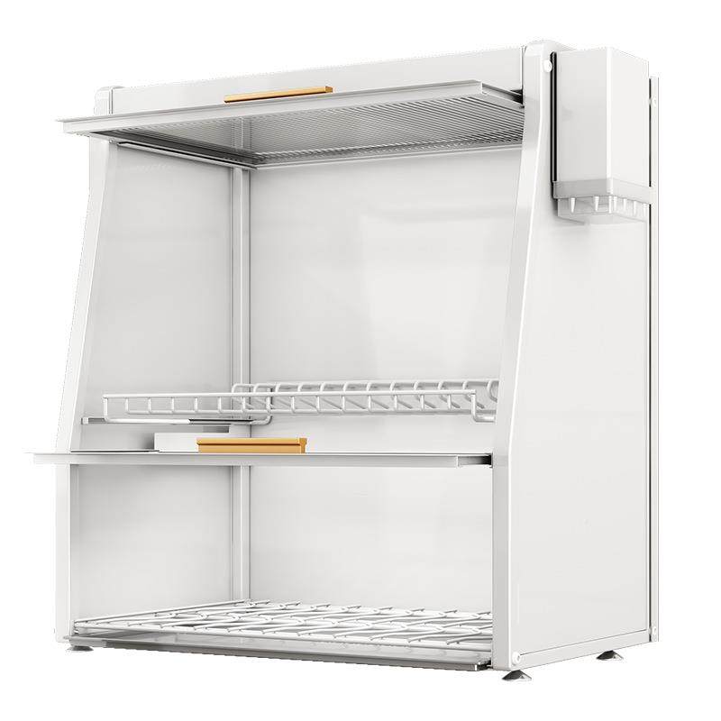 BK9K厨房备餐台双碟层碗家用防柜蟑螂台面收纳盒F77MM69J碗盘餐具