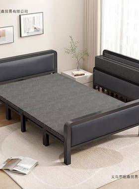 折叠床单人床双四床家用简易DLL办屋公人室午休成人出租折双人铁