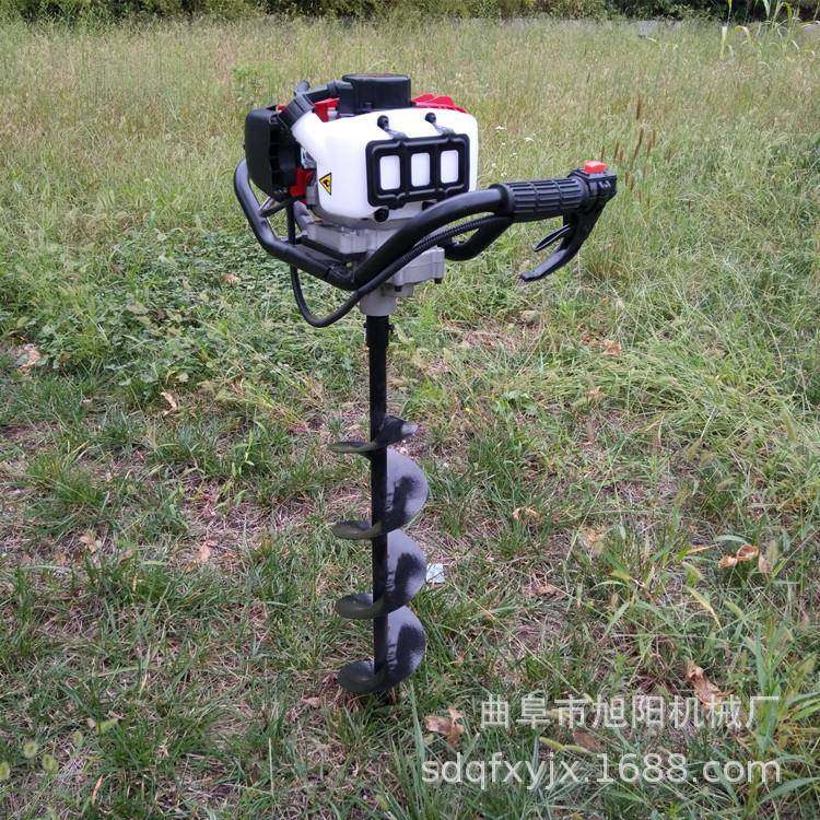 冲程园螺林植树二挖NEV机坑机果树施肥旋打洞汽油手提式地钻打坑