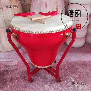 鼓乐龙鼓大鼓红鼓鼓花盆鼓龙纹沥歌战鼓器定秧音鼓敲打头麦太QEJ