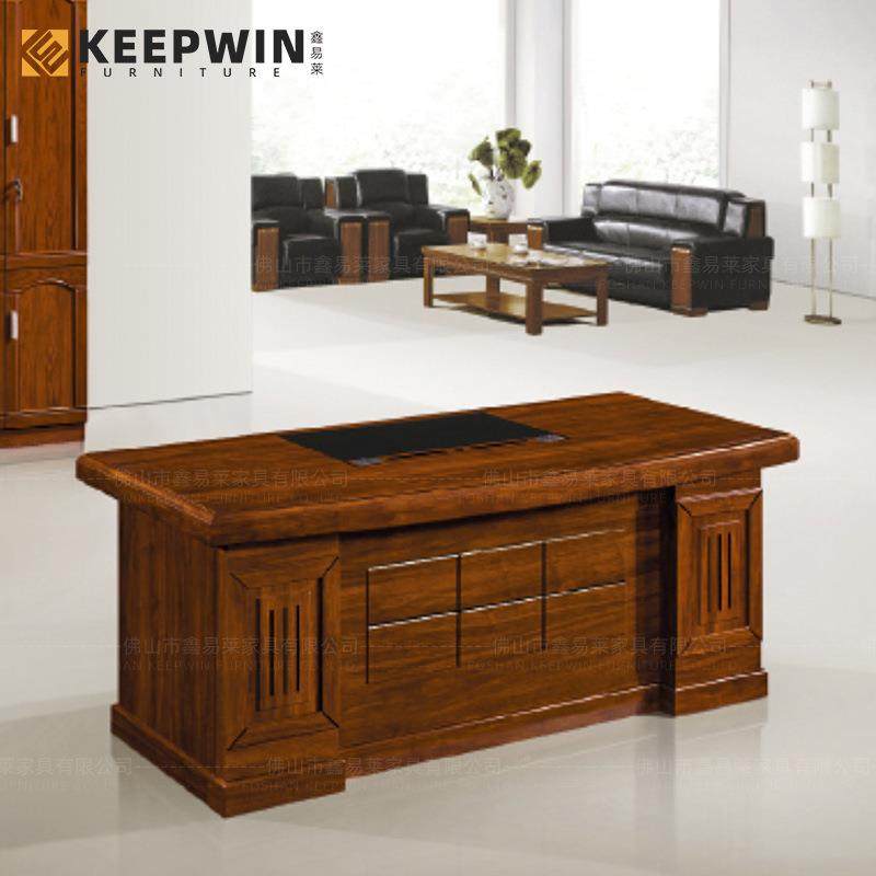 台式油漆1.桌8米公桌职办KW-ET182员简约办公木桌主管实电脑台