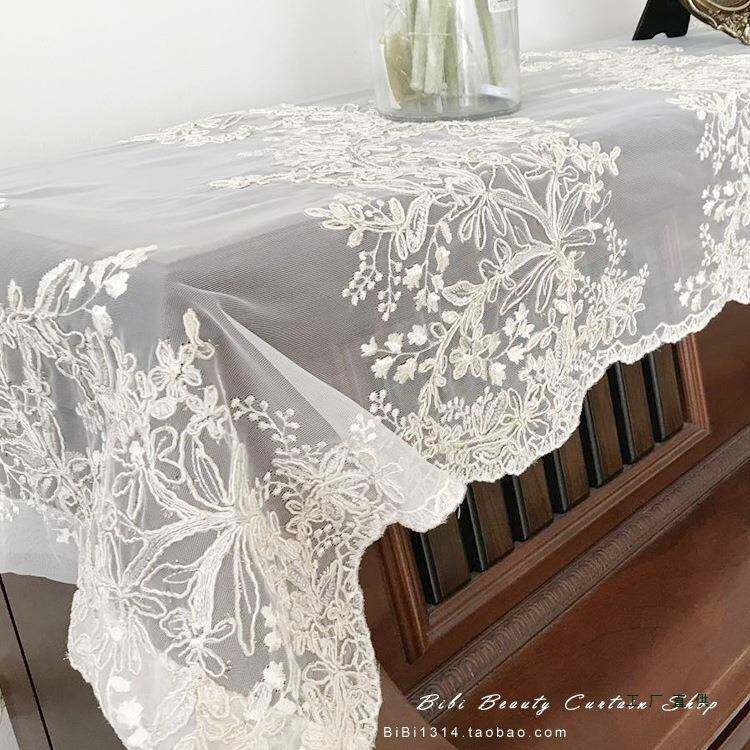 法式重工金线欧绣式防F96TSS5M尘布钢琴花盖巾盖通用成品钢琴罩