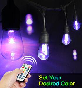 S14灯外泡户RG灯串SHBS14灯家居民饰宿装饰B彩灯串防水灯圣诞装灯